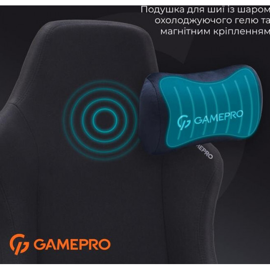 Крісло для геймерів GamePro FGC750B Black
