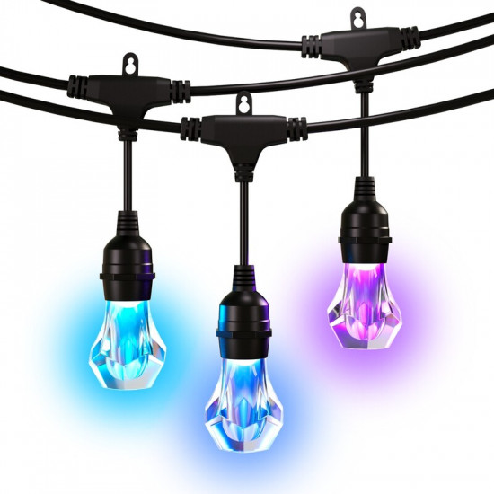 Гірлянда Nanoleaf Smart Multicolor Outdoor String Lights Smarter Kit, 30м, Matter, HomeKit (NF084K02-40SLO)