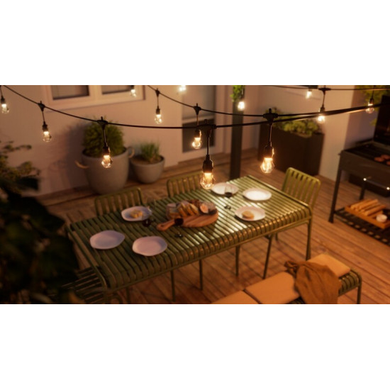 Гірлянда Nanoleaf Smart Multicolor Outdoor String Lights Smarter Kit, 30м, Matter, HomeKit (NF084K02-40SLO)