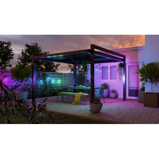 Гірлянда Nanoleaf Smart Multicolor Outdoor String Lights Smarter Kit, 30м, Matter, HomeKit (NF084K02-40SLO)