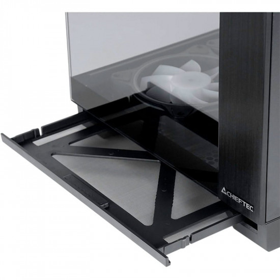 Корпус Chieftec Visio Black без БЖ (GM-30B-TG-OP)