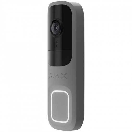 Відеодзвінок Ajax Doorbell Grey RAL 7004