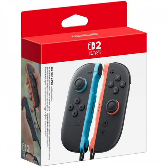 Набір 2 контроллера Nintendo Joy-Con 2 Light Blue/Light Red (0045496321413)