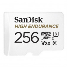 Карта пам`ятi MicroSDXC 256GB UHS-1/U3 Class 10 SanDisk High Endurance R100/W40MB/s + SD-адаптер (SDSQQNR-256G-GN6IA)