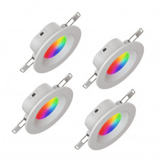 Світильник стельовий Nanoleaf Essentials Matter Smart Recessed Downlight, 6 Вт, Apple HomeKit, 4 шт. (NF080D02-4W3)