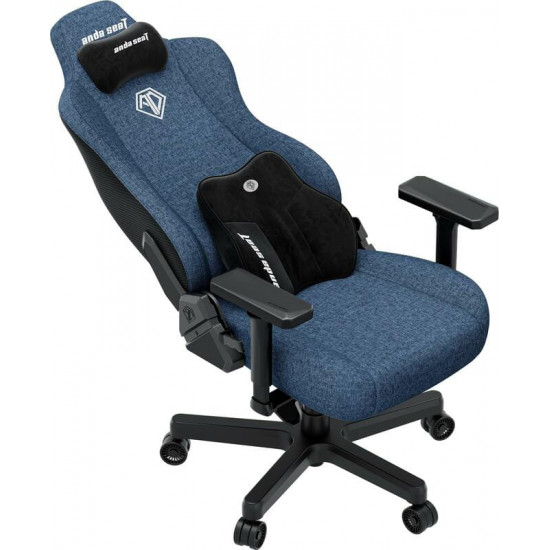 Крісло для геймерів Anda Seat Kaiser 3E XL Dark Blue Fabric (AD23YC-XL-09-S-CF-S01)