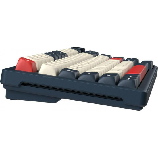 Клавіатура бездротова GamePro Asgard Yord Keychron Super Red Switch Blue (MK266BL)