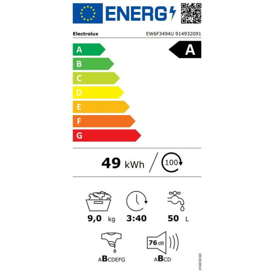 Пральна машина Electrolux EW6F3494U