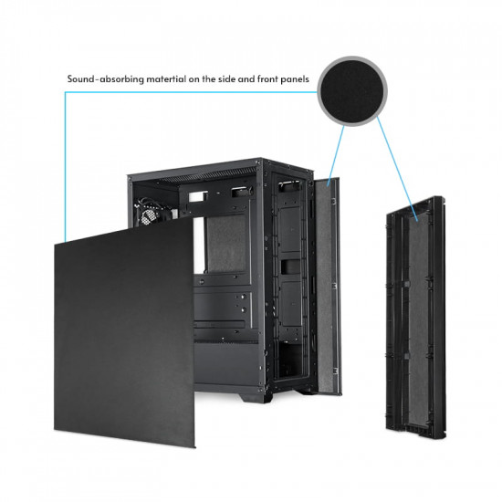 Корпус Chieftec Pro Midi Q Black (AS-02B-OP)
