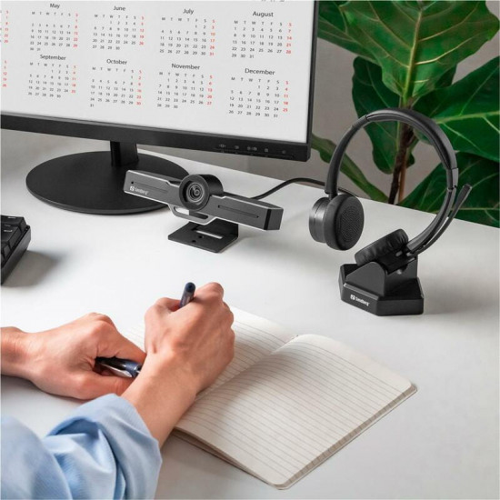 Bluetooth-гарнітура Sandberg Wireless Office Headset Pro+ Black (126-18)