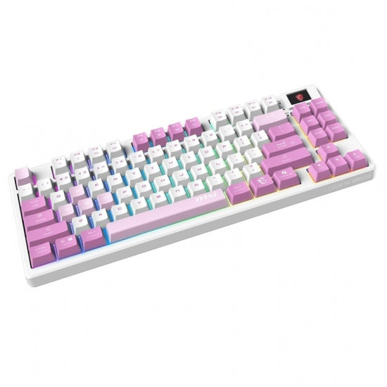 Клавіатура бездротова MSI Forge GK600 TKL Wireless Violet
