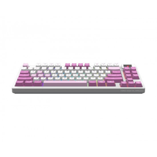 Клавіатура бездротова MSI Forge GK600 TKL Wireless Violet