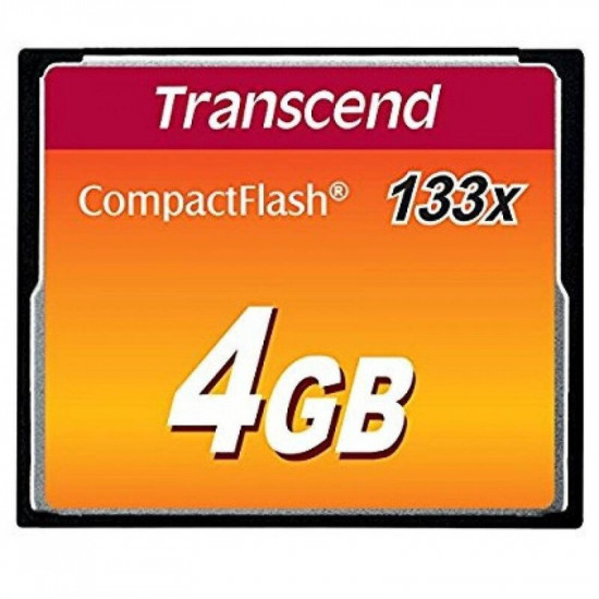 Карта пам`яті CompactFlash 4GB Transcend 133X (TS4GCF133)