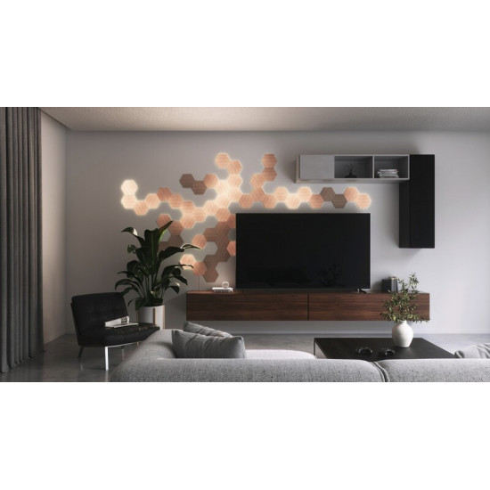 Розумна система освітлення Nanoleaf Elements - Hexagons Starter Kit Apple HomeKit, 13 шт. (NL52-K-3002HB-13PK)