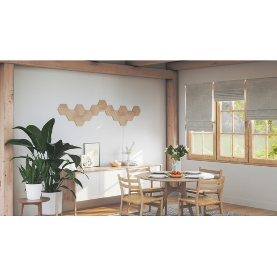 Розумна система освітлення Nanoleaf Elements - Hexagons Starter Kit Apple HomeKit, 13 шт. (NL52-K-3002HB-13PK)