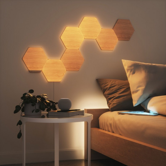 Розумна система освітлення Nanoleaf Elements - Hexagons Starter Kit Apple HomeKit, 13 шт. (NL52-K-3002HB-13PK)