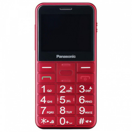 Мобiльний телефон Panasonic KX-TU155 Dual Sim Red (KX-TU155EXRN)