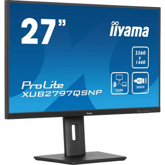 Монітор Iiyama 27" ProLite XUB2797QSNP-B1 IPS Black 100Hz