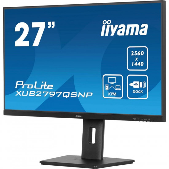 Монітор Iiyama 27" ProLite XUB2797QSNP-B1 IPS Black 100Hz