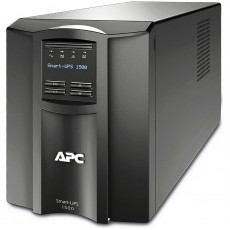 Джерело безперебійного живлення APC Smart-UPS 1500VA LCD, Lin.int., AVR, 8 х IEC, SmartSlot, USB, RJ-45, метал (SMT 1500I)