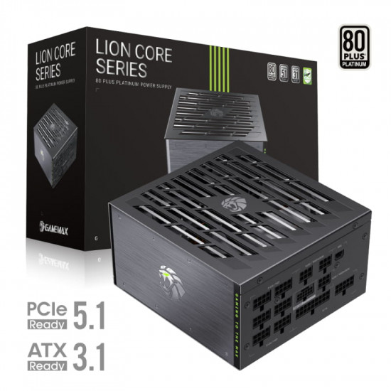 Блок живлення GameMax Lion Core 1200P 1200W Black