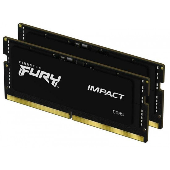 Модуль пам`ятi SO-DIMM DDR5 2x8GB/4800 Kingston Fury Impact (KF548S38IBK2-16)