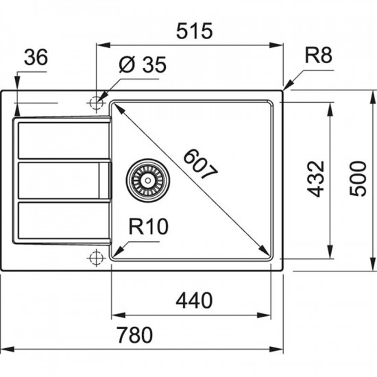 Кухонна мийка Franke Sirius 2.0 S2D 611-78 XL Сірий (143.0621.339)