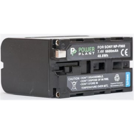 Акумулятор PowerPlant Sony NP-F960, NP-F970 6600mAh (DV00DV1033)
