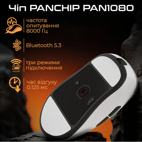 Миша бездротова RAWM ER21 Black