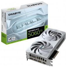 Відеокарта GF RTX 5060 Ti 16GB GDDR7 Eagle OC Ice Gigabyte (GV-N506TEAGLEOC ICE-16GD)