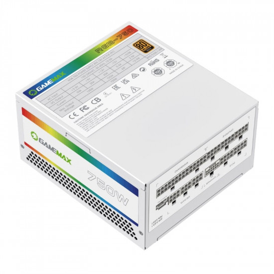 Блок живлення GameMax RGB 750 Pro 750W White
