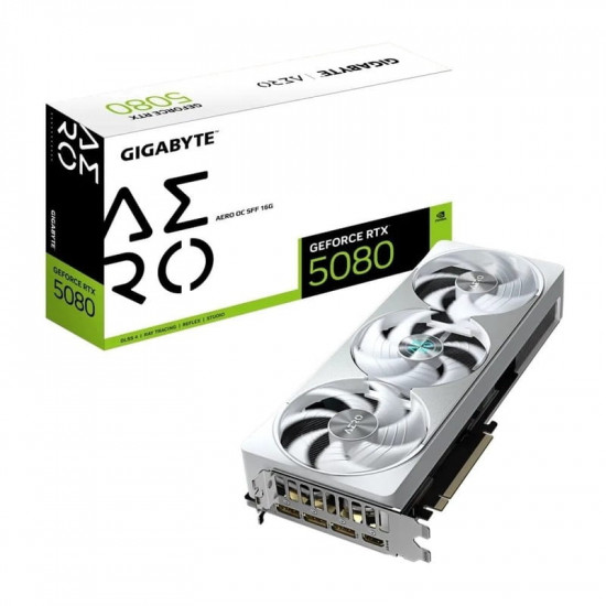 Відеокарта GF RTX 5080 16GB GDDR7 Aero OC Gigabyte (GV-N5080AERO OC-16GD)