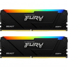 Модуль пам`яті DDR4 2x8GB/3200 Kingston Fury Beast RGB (KF432C16BB2AK2/16WP)