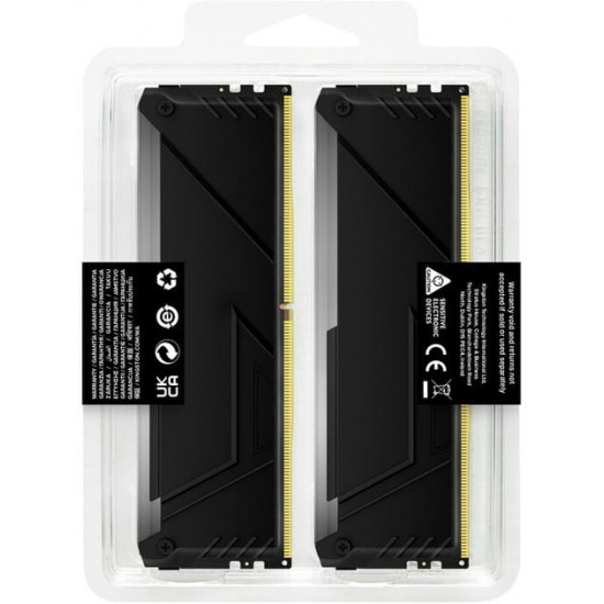 Модуль пам`яті DDR4 2x8GB/3200 Kingston Fury Beast RGB (KF432C16BB2AK2/16WP)
