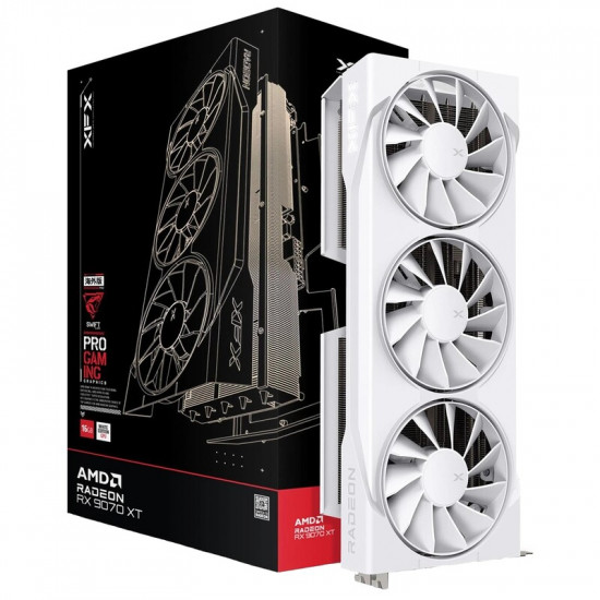 Відеокарта AMD Radeon RX 9070 XT 16GB GDDR6 Swift Triple Fan Gaming Edition XFX (RX-97TSWF3W9)