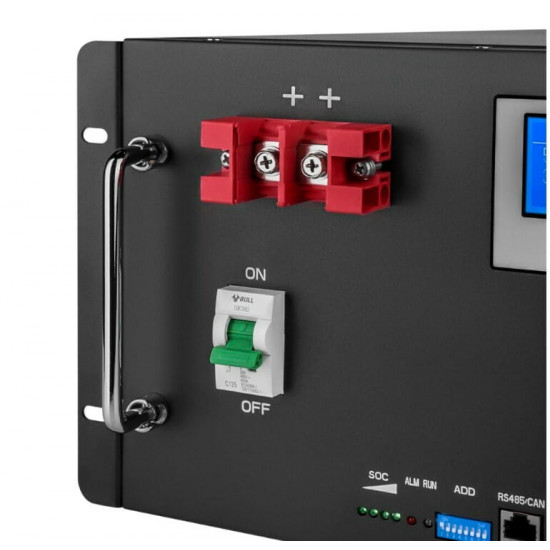 Акумуляторна батарея LogicPower 48V 100 AH (5120Wh) LCD Smart (BMS 100A/100А) LiFePO4