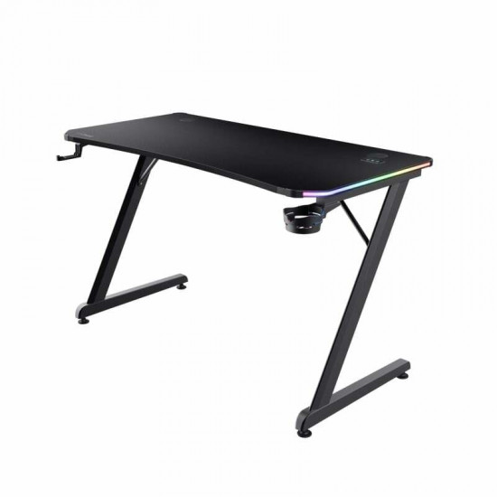 Геймерський стіл Trust GXT 709W Luminus RGB Black (25184)