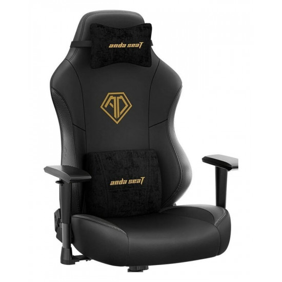 Крісло для геймерів Anda Seat Phantom 3 Size L Black/Gold (AD18Y-06-B-PV/C)