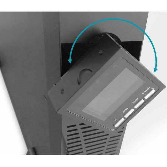Джерело безперебійного живлення Digitus OnLine Power Module 1000VA LCD, Hardwire In/Out, RS232, USB, Rack/Tower (DN-170107)