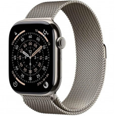 Смарт-годинник Apple Watch Series 11 GPS + Cellular 42mm Natural Titanium Case with Natural Milanese Loop (MF8P4RK/A)