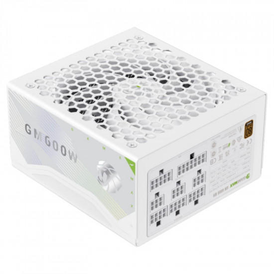 Блок живлення GameMax GM 600B Fully-modular New 600W White