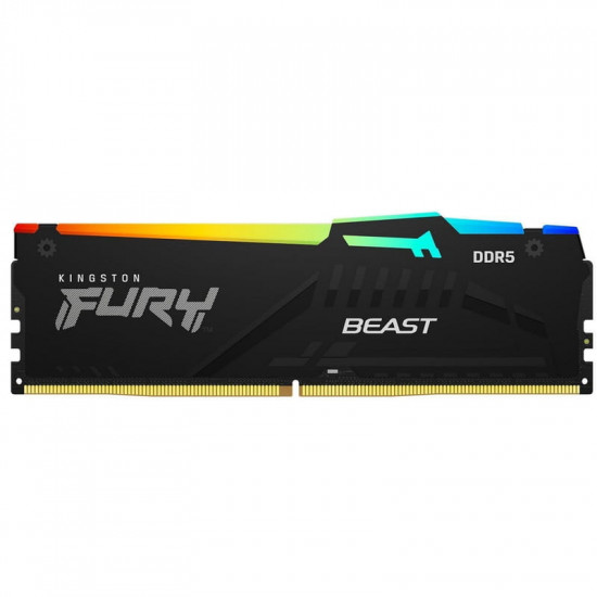 Модуль пам`яті DDR5 2x32GB/5200 Kingston Fury Beast RGB Black (KF552C40BB2AK2-64)