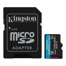 Карта пам`яті MicroSDXC 1TB UHS-I/U3 Class 10 Kingston Canvas Go! Plus R200/W160MB/s + SD-адаптер (SDCG4/1TB)