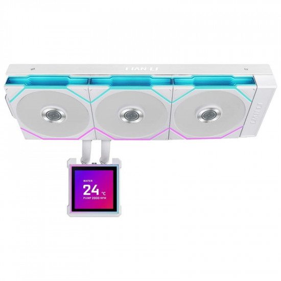 Система водяного охолодження Lian Li HydroShift II LCD-S 360TL White (G89.GHS2LCDS36TW.00)