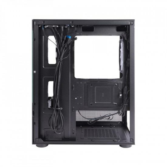 Корпус 1stPlayer Mi2-A-BK-2F7R-1F7 Black без БЖ
