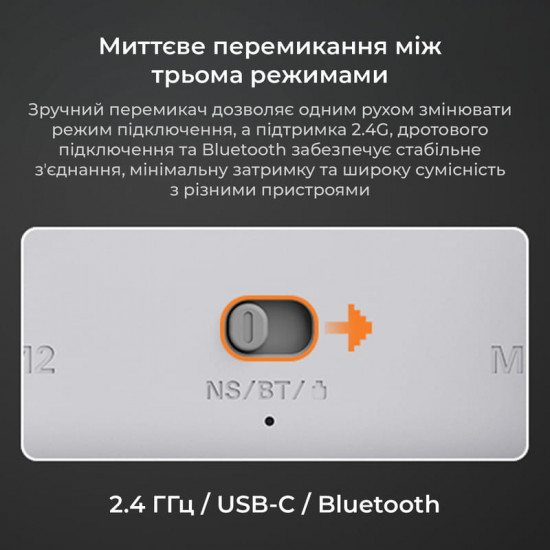 Геймпад Ajazz GP100S RGB White