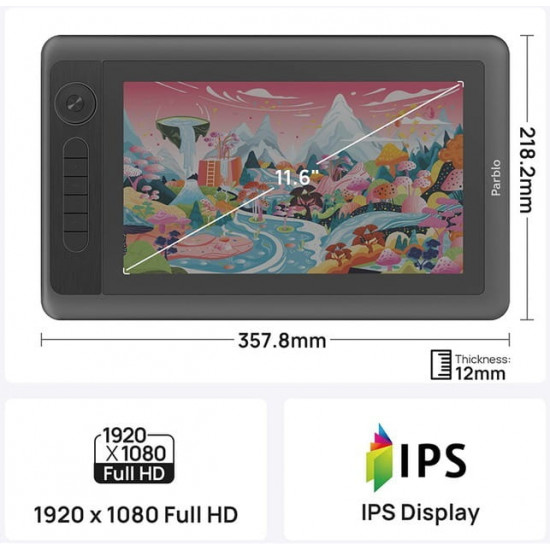 Графічний монітор Parblo Coast 12 Pro Gen2