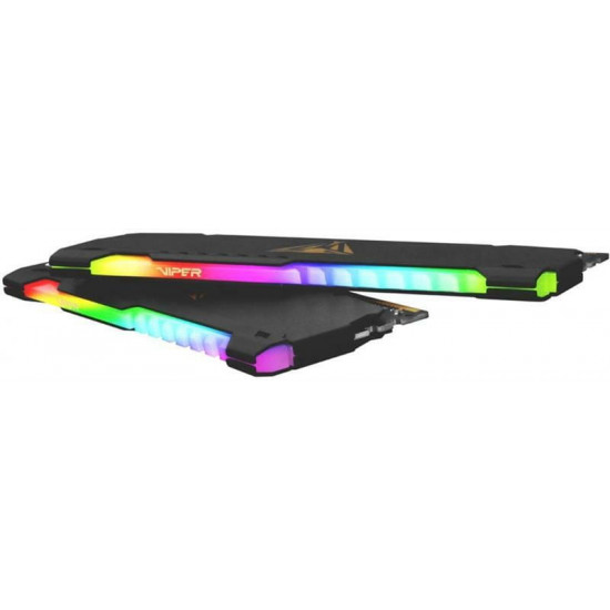 Модуль пам`яті DDR4 2x32GB/3600 Patriot Viper Steel RGB Black (PVSR464G360C0K)