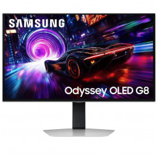 Монітор Samsung 27" Odyssey G8 G81SF (LS27FG812SIXUA) OLED Silver 240Hz
