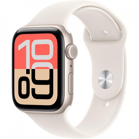 Смарт-годинник Apple Watch SE 3 GPS 40mm Starlight Aluminium Case with Starlight Sport Band - M/L (MEH54RK/A)
